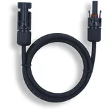 Verlängerungskabel 4mm¬≤ beidseitig kompatibel mit MC4 Solarkabel schwarz inkl. S...