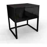 lookway Nachtschrank BLANCO Loft 45 x 53 x 37 cm Schwarz