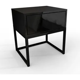 lookway Nachtschrank BLANCO Loft 45 x 53 x 37 cm Schwarz