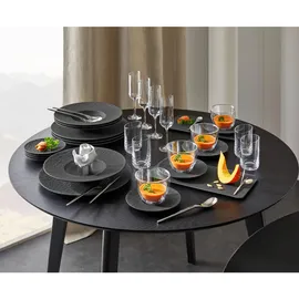 Villeroy & Boch Manufacture Rock Schale flach Schwarz 24 cm