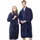 hammetex Bademantel Unisex Blau S-M