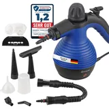 Sommertal Dampfreiniger Handgerät SC350 – Kompakter Hand-Dampfreiniger für alles – Polstermöbel, Fliesen, Böden, uvm – Steam Cleaner mit 350 ml Tank, 110°C Dampf, 3 Bar Druck