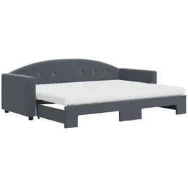 vidaXL Tagesbett 80 x 200 cm Dunkelgrau