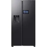 Samsung Series 9 RS94F Side-by-Side mit AI Home und Festwasseranschluss, , Freistehend, Amerikanische Tür, Schwarz, 2 Tür(en), Premium Black Stee... - Schwarz