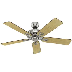 Hunter Savoy BN Deckenventilator  (Ø) 132 cm Flügelfarbe: Ahorn, Kirschbaum Gehäusefarbe (Details):