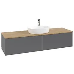Villeroy & Boch Antao Waschtischunterschrank 1600x360x500mm L36051GK mit Beleuchtung FK/AP: GK/1