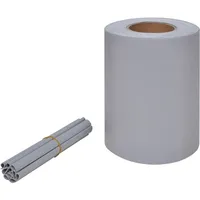 vidaXL Sichtschutzmatte PVC 70 x 19 cm Hellgrau