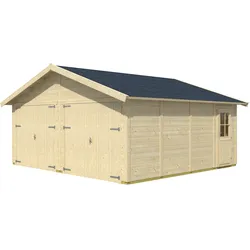 Skan Holz 45 mm Garage Holzgarage Varberg 3 570 x 525 cm