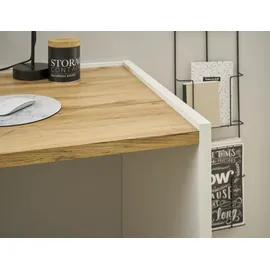 INOSIGN Schreibtisch »CiTY/GiRON«, moderner Computertisch, wohnliches Home Office, Breite 80 oder 143 cm weiß
