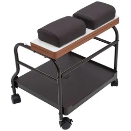 dgjmuu Fußbad Spa Wagen mit klappbarer Tischplatte und kleinen Lenkrollen, für Fußstütze Pediküre Maniküre Funiture Massage Tisch Fußstütze Stand