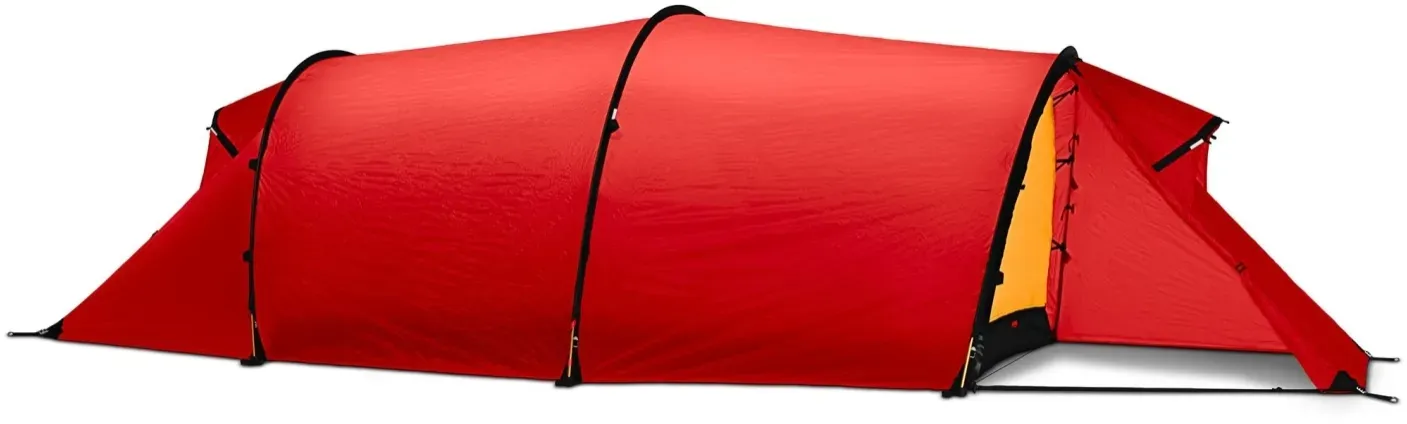 Hilleberg Kaitum 4 Tunnelzelt (Gewicht 3,9kg) - 4 PERS. - rot
