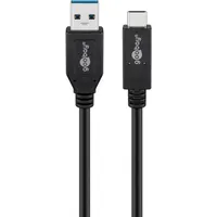 goobay 41073 - USB 3.1 Kabel A Stecker auf C Stecker, 0,5 m