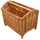 MyBer® Zeitungsständer Korb aus Weide geflochten 36 x 25 x 23 cm braun