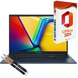 Asus VivoBook X170 - Intel Core i5 - 500GB SSD - 8GB DDR4-RAM - Windows 11 Pro + MS Office 2021 Pro - 44cm (17.3") Display - Beleuchtete Tastatur - Blau