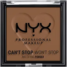 NYX Professional Makeup Can’t Stop Won’t Stop Mattifying Powder Deep für einen mattierten Teint und reduzierten Glanz
