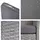 MCW Hamar 106 x 60 x 83 cm Grau
