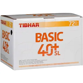 Tibhar Ball Basic 40+ SL weiß