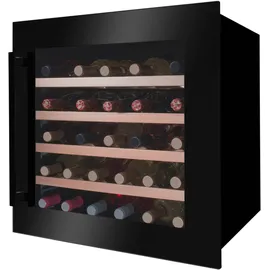 Amica WK 341 210 S Einbau-Weinkühlschrank/Weintemperierschrank/schwarz/max. 40 Flaschen,