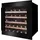 Amica WK 341 210 S Einbau-Weinkühlschrank/Weintemperierschrank/schwarz/max. 40 Flaschen,