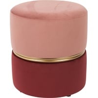 Zuiver Hocker Bubbly Candy Stoff Rosa