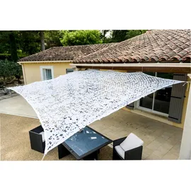 WERKA PRO Weiße perforierte Sonnenschutzplane 3 x 3m