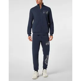 Plein Sport Sweatjacke Tiger Blau/Silber XL