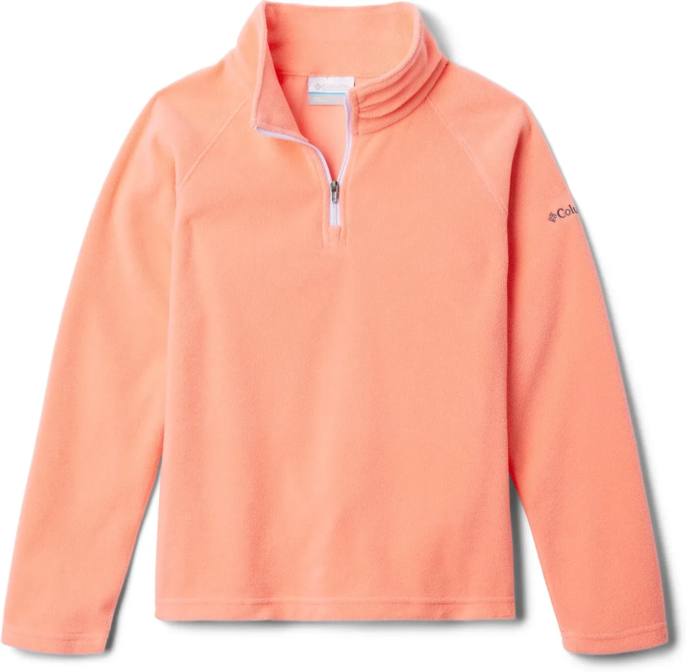 COLUMBIA Glacial Fleece Half Zip HOT CORAL L
