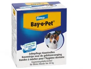 Bay-o-Pet Zahnpflege Kaustreifen, für Hunde bis 20 Kg, 140 g