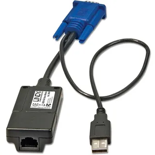 Lindy 39634 Computer Access Modul USB VGA für KVM Switch CAT-32/-16 schwarz Blau