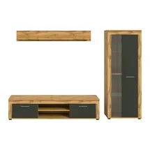 Möbel Kraft Wohnwand ¦ holzfarben ¦ Maße (cm): B: 235 H: 159 T: 35.0