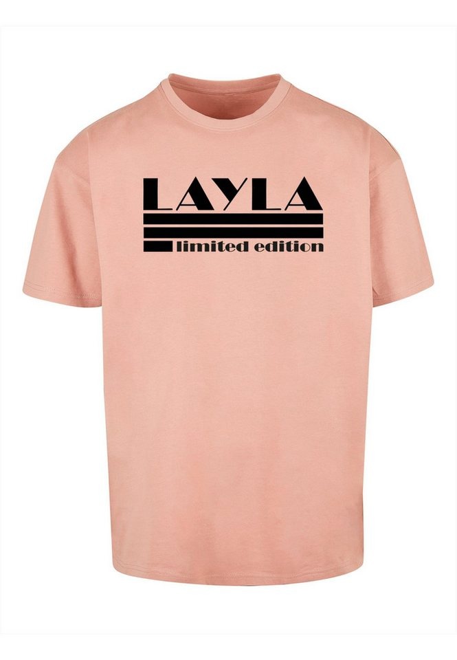 Merchcode T-Shirt Merchcode Herren Layla - Limited Edition Oversize Tee (1-tlg) beige M