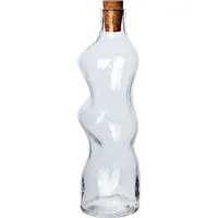 Ferm Living Flasche Dimple clear