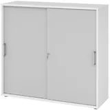 B.M. bümö Aktenschrank 120x110x40 cm grau/weiß