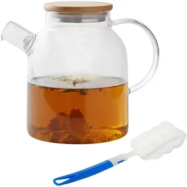 Relaxdays Teekanne Glas 1,8 l
