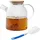 Relaxdays Teekanne Glas 1,8 l