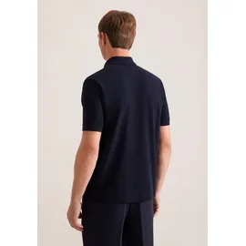 Seidensticker Poloshirt SEIDENSTICKER "Regular", Herren, Gr. M, blau (navy), 100% Baumwolle, unifarben, regular fit, Shirts, Polo Uni