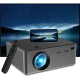 Projektor 5G WiFi Bluetooth Projector, Full HD 1080p Cinema 4K 8500L Oudoor Mini Tragbarer kompatibler TV -Stick -Laptop -Tablet PC Schwarz - Schwarz