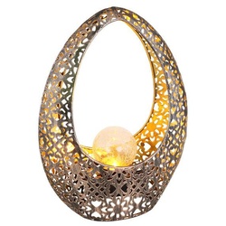 Solarleuchte Metall Bronzefarben, 1Xled Solarleuchte Metall Bronzefarben, Led