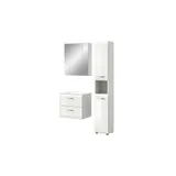 Möbel Kraft Badezimmer-Set Ice 2-tlg. Weiß