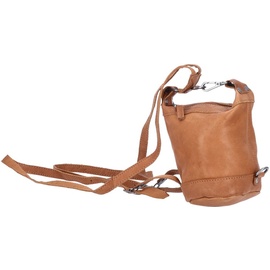 The Skandinavian Brand Mini Leder Rucksack Cognac