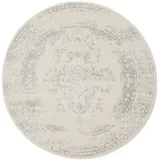 benuta Vintage-Teppich, Creme, Taupe, Kunststoff, Vintage, Rund, 120x120 cm, Oeko-Tex® Standard 100, für Fußbodenheizung geeignet, in verschiedenen Größen erhältlich, pflegeleicht, Teppiche & Böden, Teppiche, Vintage-Teppiche