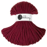 Bobbiny Makramee-Schnur geflochten 5 mm 100 m Weinrot