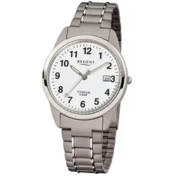 Regent Herren Armbanduhr F-432 Titan