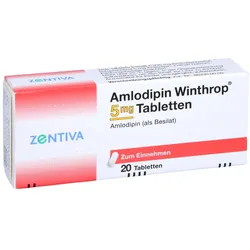 Amlodipin Winthrop 5 mg Tabletten 20 St