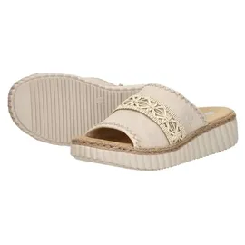 Rieker Pantolette beige, - Beige - 41