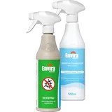 Envira Matratzen Pack - Milbenspray & Hygienespray - Langzeitwirkung, Geruchlos & Auf Wasserbasis - Je 500 ml