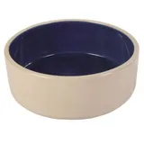 Trixie Keramiknapf 2,1 l/ø 22 cm cream/blue