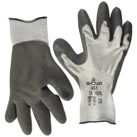 Showa Showa-Handschuhe SHO451-XL, Thermo-Handschuhe, Nr. 451 Größe XL Grau/Dunkelgrau