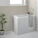 hak Handelsagentur Koch DEEP Sitzwanne mit Tür/Seniorenwanne 121x65cm Ausführung Rechts
