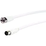 Schwaiger SAT-Anschlusskabel 75 dB 1,5 m F-Stecker/IEC-Buchse